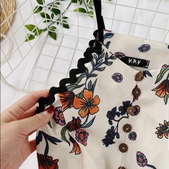 Summer dress - floral print - Picture 4 of 10